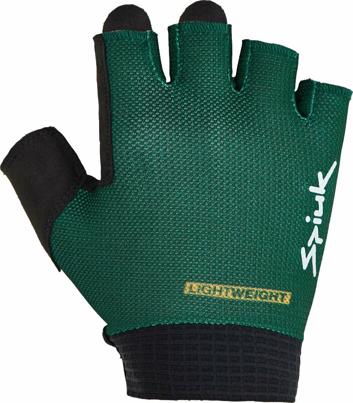 Kolesarske rokavice Spiuk Helios Short Gloves Green S Kolesarske rokavice