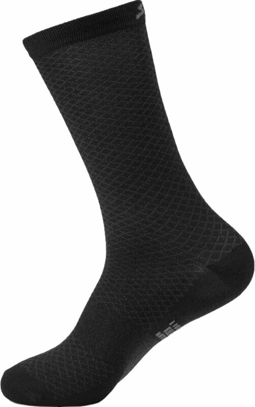 Chaussettes de cyclisme Spiuk Helios Long Socks Black 36-39 Chaussettes de cyclisme