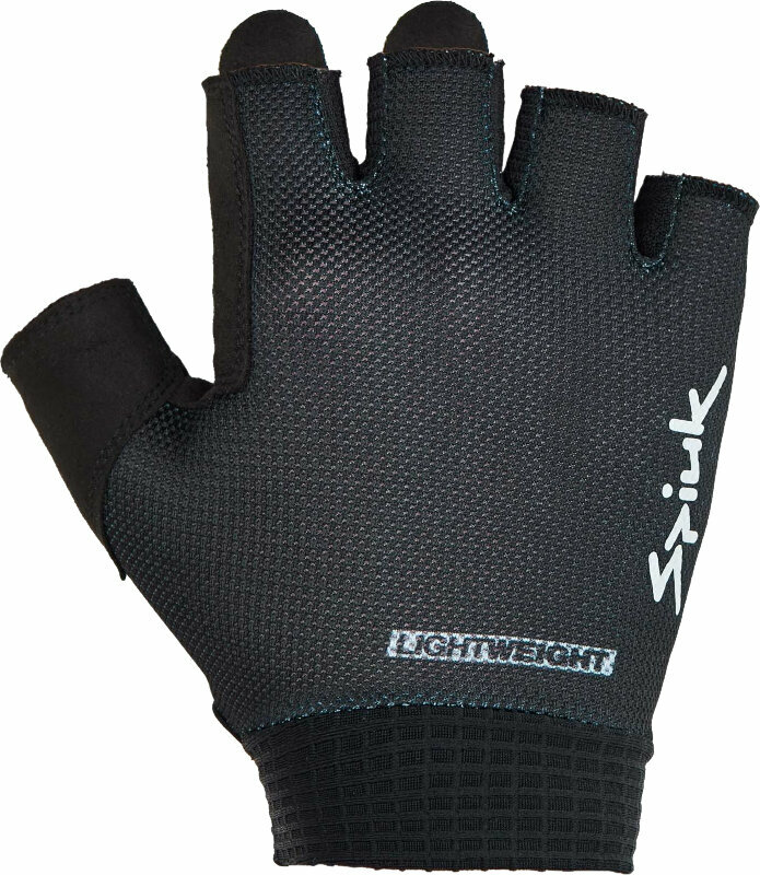 Cyklistické rukavice Spiuk Helios Short Gloves Black S Cyklistické rukavice