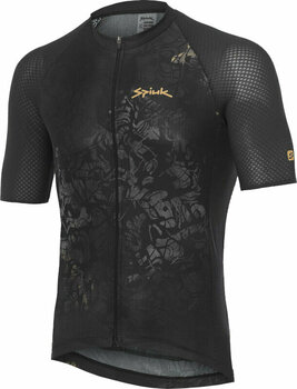 Fietsshirt Spiuk Top Ten Star Jersey Short Sleeve Jersey Black XL - 1