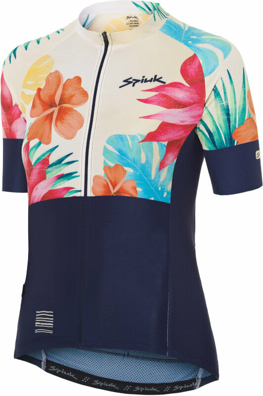Cycling jersey Spiuk Helios Summun Jersey Short Sleeve Woman Blue XL