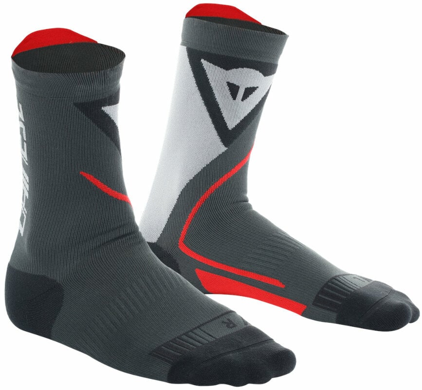 Calcetines Dainese Calcetines Thermo Mid Socks Black/Red 36-38