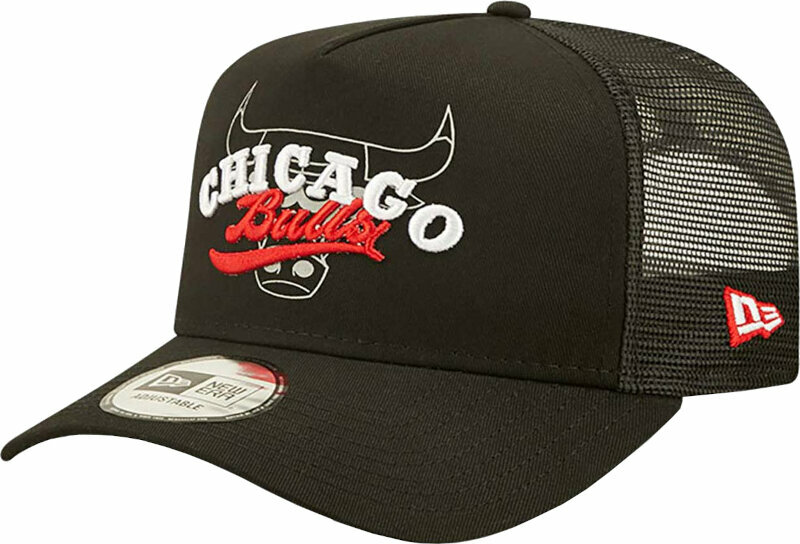 Șapcă Chicago Bulls 9Forty NBA AF Trucker Logo Black/White UNI Șapcă