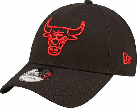 Kappe Chicago Bulls 9Forty NBA Neon Outline Black/Red UNI Kappe - 1