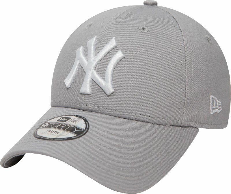 Boné New York Yankees 9Forty K MLB League Basic Gray/White Child Boné