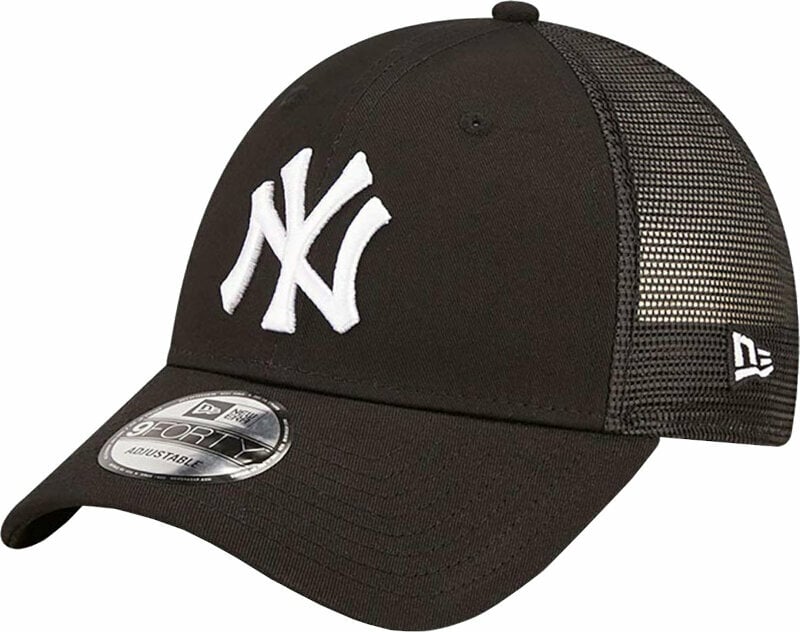 Czapka z daszkiem New York Yankees 9Forty MLB Trucker Home Field Black/White UNI Czapka z daszkiem