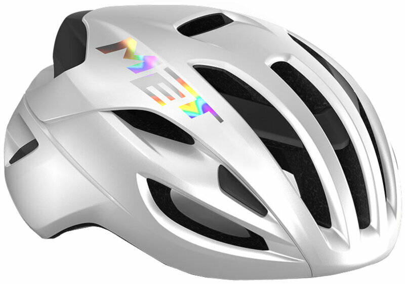 Kask rowerowy MET Rivale MIPS White Holographic/Glossy S (52-56 cm) Kask rowerowy