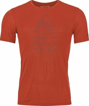 T-shirt outdoor Ortovox 150 Cool MTN Protector TS M Cengia Rossa M T-shirt - 1