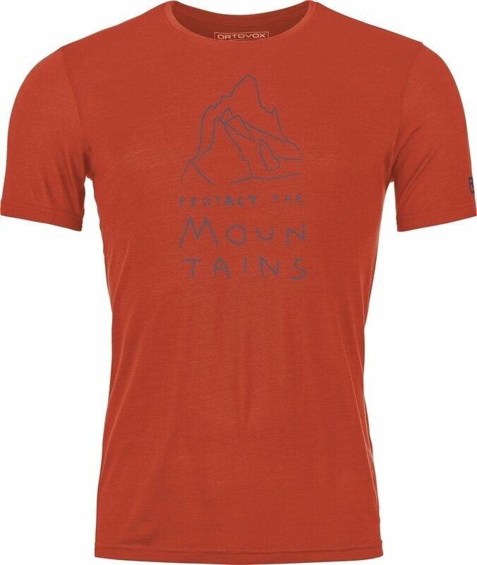 T-shirt outdoor Ortovox 150 Cool MTN Protector TS M Cengia Rossa 2XL T-shirt