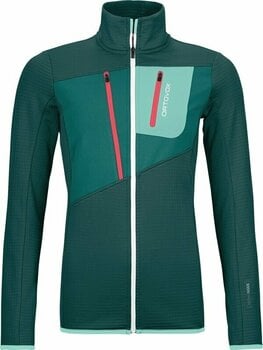 Bluza outdoorowa Ortovox Fleece Grid Jacket W Dark Pacific L Bluza outdoorowa - 1