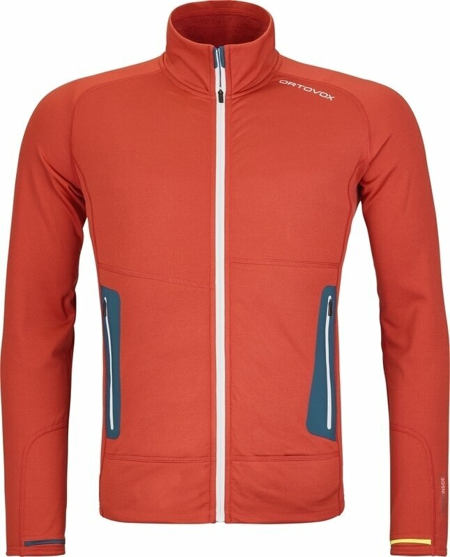 Outdoorhoodie Ortovox Fleece Light Jacket M Cengia Rossa S Outdoorhoodie