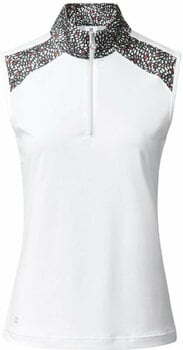 Chemise polo Daily Sports Imola Sleeveless Half Neck Polo Shirt White XS - 1