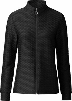 Hoodie/Sweater Daily Sports Verona Long-Sleeved Full Zip Top Black S - 1