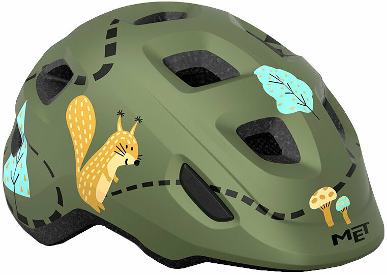 Kid Bike Helmet MET Hooray Green Forest/Matt XS (46-52 cm) Kid Bike Helmet