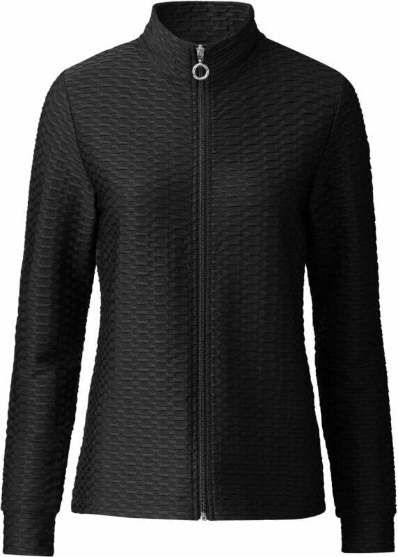 Pulover s kapuco/Pulover Daily Sports Verona Long-Sleeved Full Zip Top Black XL