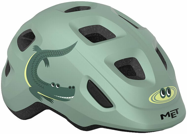 Levně MET Hooray Teal Crocodile/Matt XS (46-52 cm) Dětská cyklistická helma