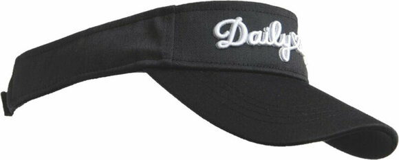 Kapa za golf Daily Sports Logo Visor Black - 1