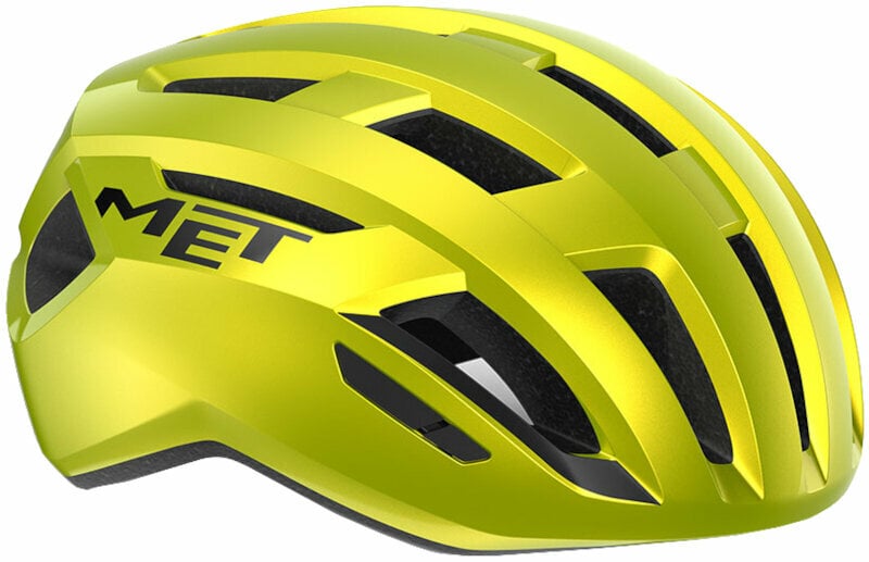 Casco de bicicleta MET Vinci MIPS Lime Yellow Metallic/Glossy M (56-58 cm) Casco de bicicleta