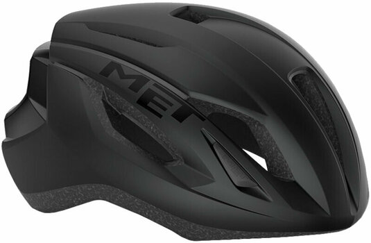 Bike Helmet MET Strale Black/Matt Glossy S (52-56 cm) Bike Helmet - 1