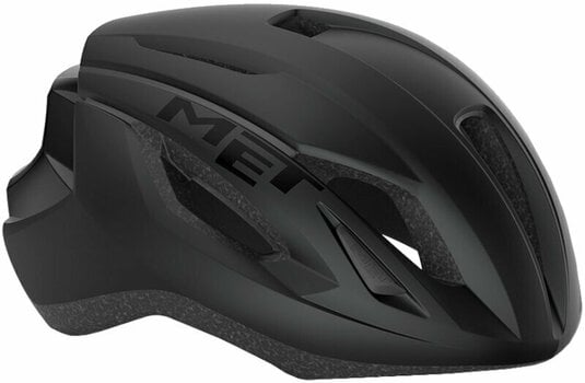Bike Helmet MET Strale Black/Matt Glossy M (56-58 cm) Bike Helmet - 1