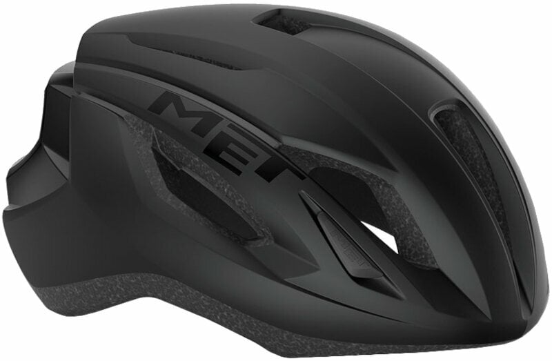 Bike Helmet MET Strale Black/Matt Glossy L (58-62 cm) Bike Helmet