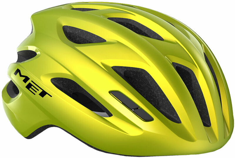 Levně MET Idolo Lime Yellow Metallic/Glossy XL (59-64 cm) Cyklistická helma