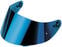 Príslušenstvo pre moto prilby AGV Visor K3 XS-S-M-L Iridium Blue