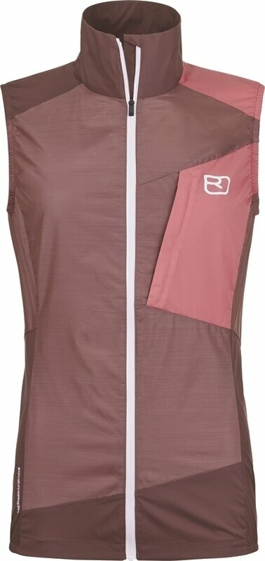 Colete de exterior Ortovox Windbreaker Vest W Mountain Rose XL Colete de exterior