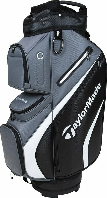 Golfbag TaylorMade Deluxe Cart Bag Black/Grey Golfbag
