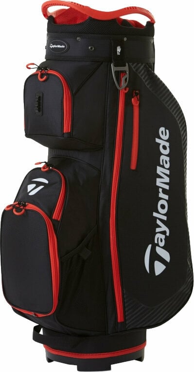 TaylorMade Pro Cart Bag Negru/Roșu Geanta pentru golf