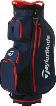 Saco de golfe TaylorMade Pro Cart Bag Navy/Red Saco de golfe - 1