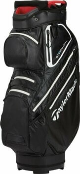 Golf Bag TaylorMade Storm Dry Cart Bag Black/White/Red Golf Bag - 1