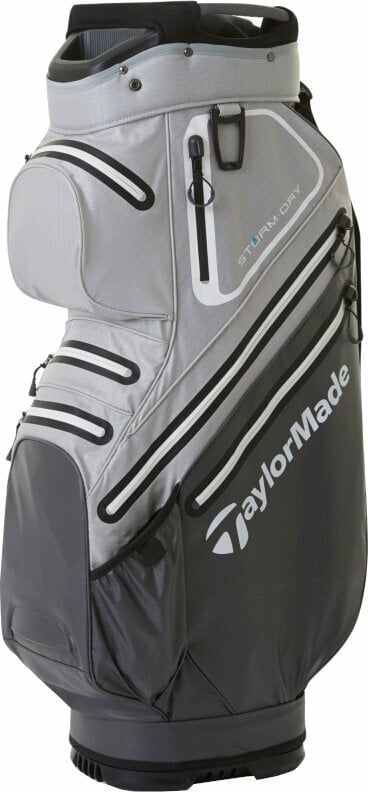 Saco de golfe TaylorMade Storm Dry Cart Bag Dark Grey/Light Grey Saco de golfe