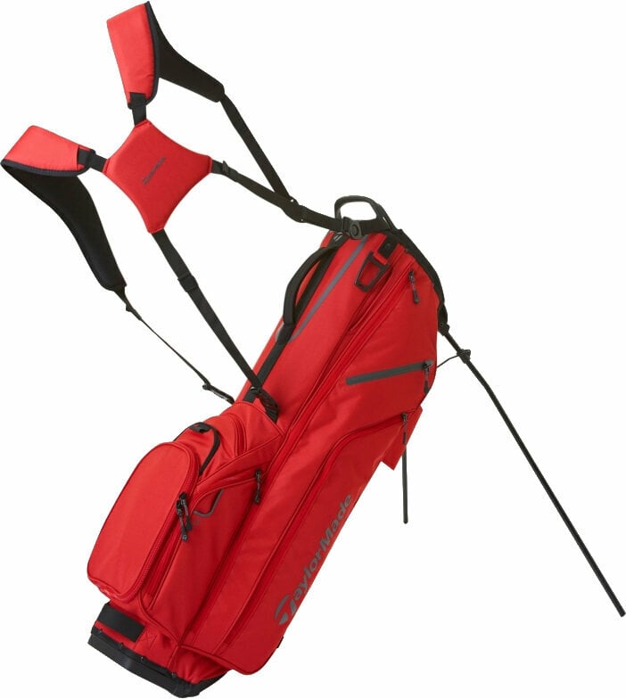 Golf Bag TaylorMade Flextech Stand Bag Red Golf Bag
