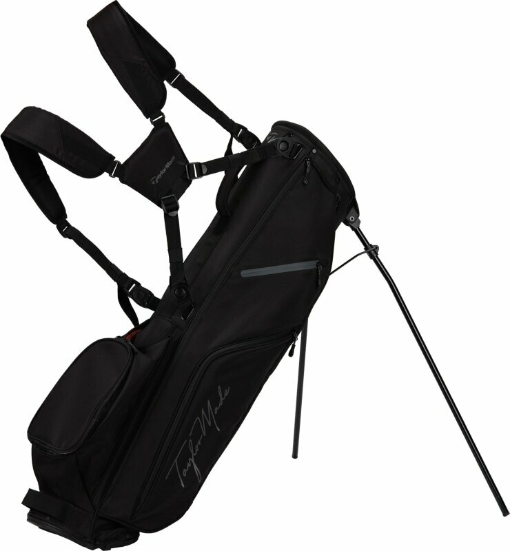 Голф  > Чанти за голф > Чанти За Голф Със Стойка – Stand Bags TaylorMade Flextech Carry Stand Bag Black Чантa за голф