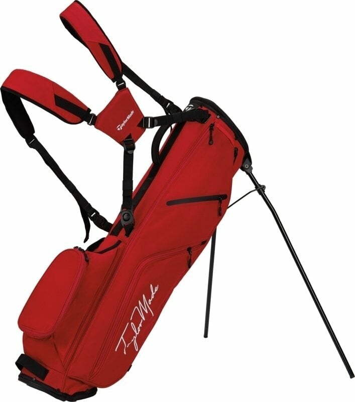 Golfbag TaylorMade Flextech Carry Stand Bag Red Golfbag