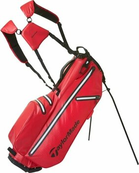 Golf Bag TaylorMade Flextech Waterproof Stand Bag Red Golf Bag - 1