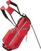 Golf Bag TaylorMade Flextech Waterproof Stand Bag Red Golf Bag