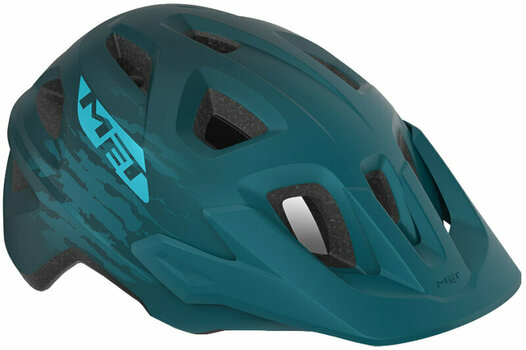 Cyklistická helma MET Echo Petrol Blue/Matt S/M (52-57 cm) Cyklistická helma - 1