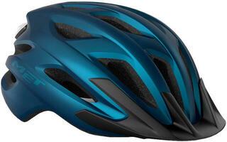 Bike Helmet MET Crossover Blue Metallic/Matt