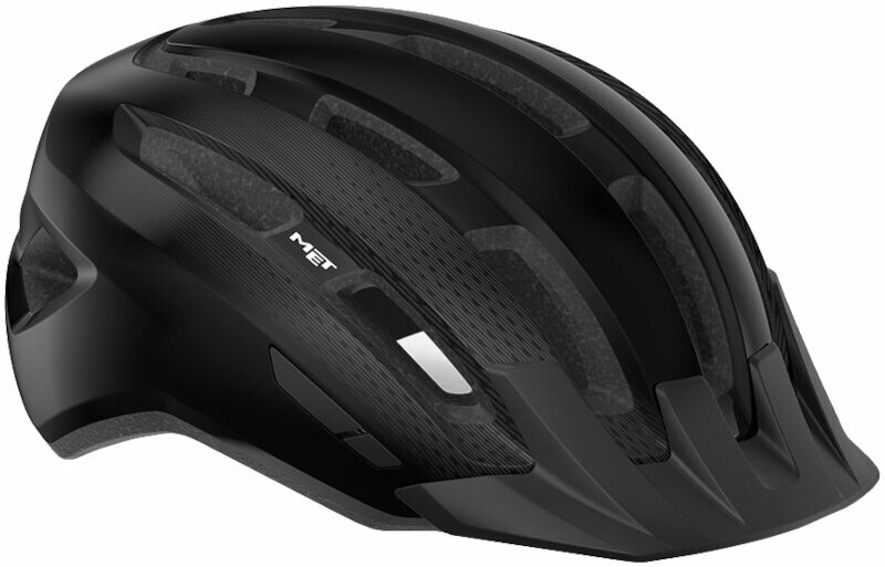 Bike Helmet MET Downtown Black/Glossy S/M (52-58 cm) Bike Helmet