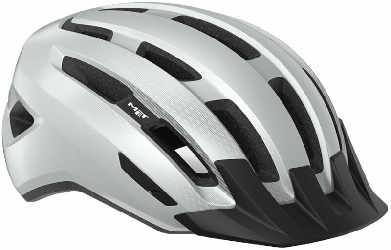 Levně MET Downtown White/Glossy S/M (52-58 cm) Cyklistická helma