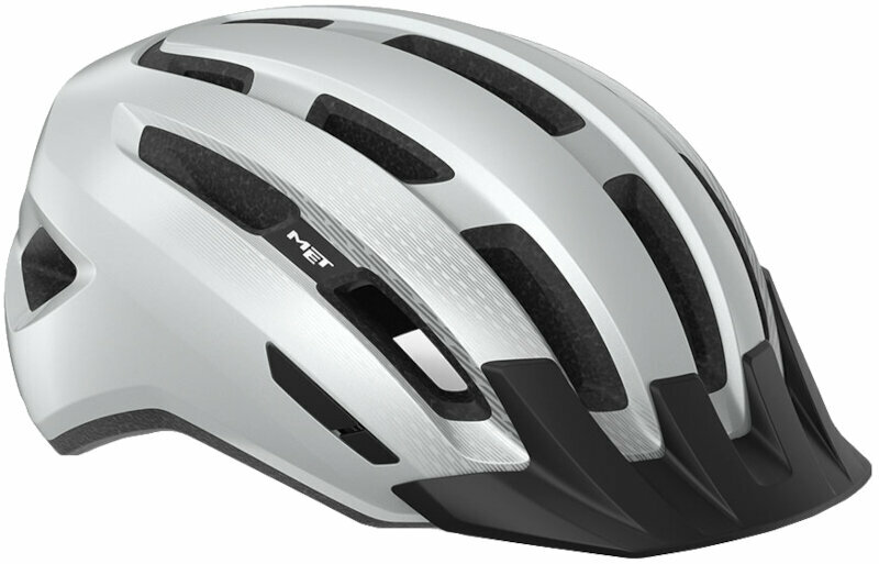 Bike Helmet MET Downtown White/Glossy M/L (58-61 cm) Bike Helmet