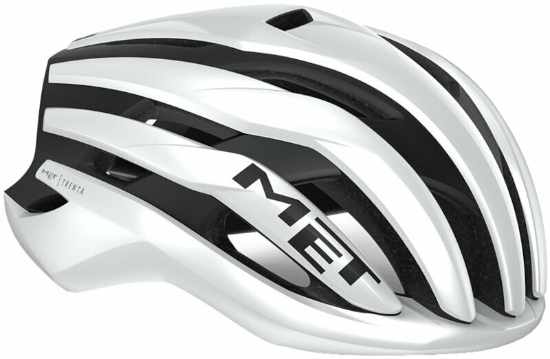 Cykelhjelm MET Trenta MIPS White Black/Matt Glossy M (56-58 cm) Cykelhjelm