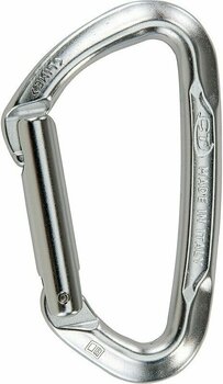 Mousqueton escalade Climbing Technology Lime S D Carabiner Silver Solid Straight Gate - 1