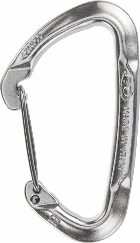 Climbing Carabiner Climbing Technology Lime W D Carabiner Silver Wire Straight Gate