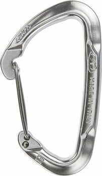 Mousqueton escalade Climbing Technology Lime W D Carabiner Silver Wire Straight Gate - 1