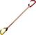 Mousqueton escalade Climbing Technology Fly-Weight EVO Long Set DY Dégainer rapidement Red/Gold Wire Straight Gate 35.0