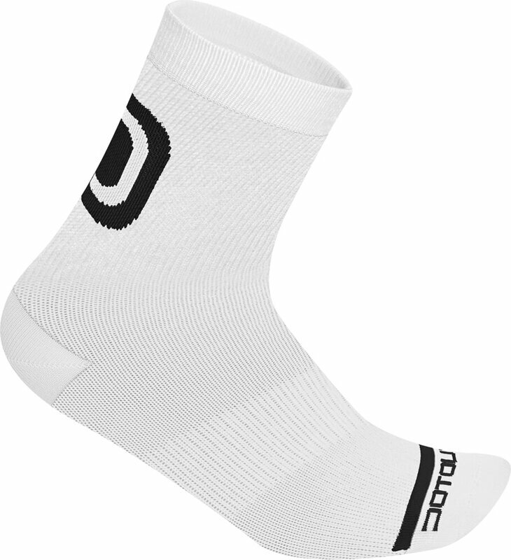 Șosete ciclism Dotout Logo Socks Set 3 Pairs White L/XL Șosete ciclism