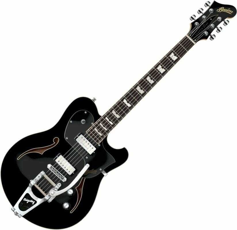 Halvakustisk gitarr Baum Guitars Original Series - Leaper Tone TD Pure Black